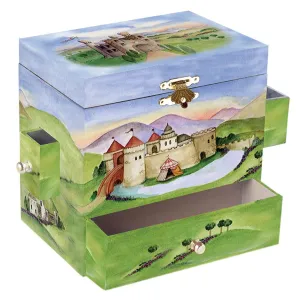 Enchantmints Dragon Castle Musical Jewelry Box for Girls