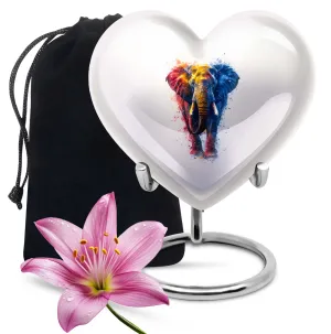 Endearing Elephant Memorial Cremation Urn for Cherished Goodbyes