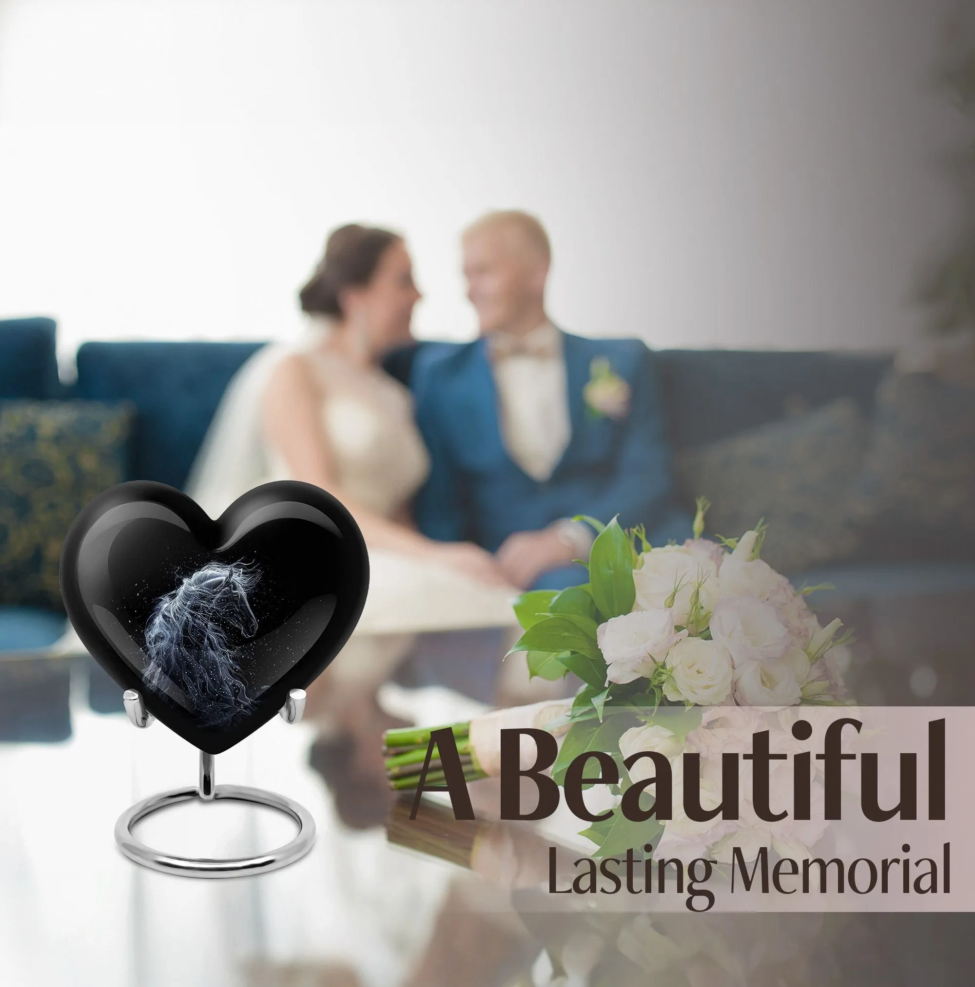 Eternal Echo Horse Urn - A Noble Tribute of Remembrance for Women