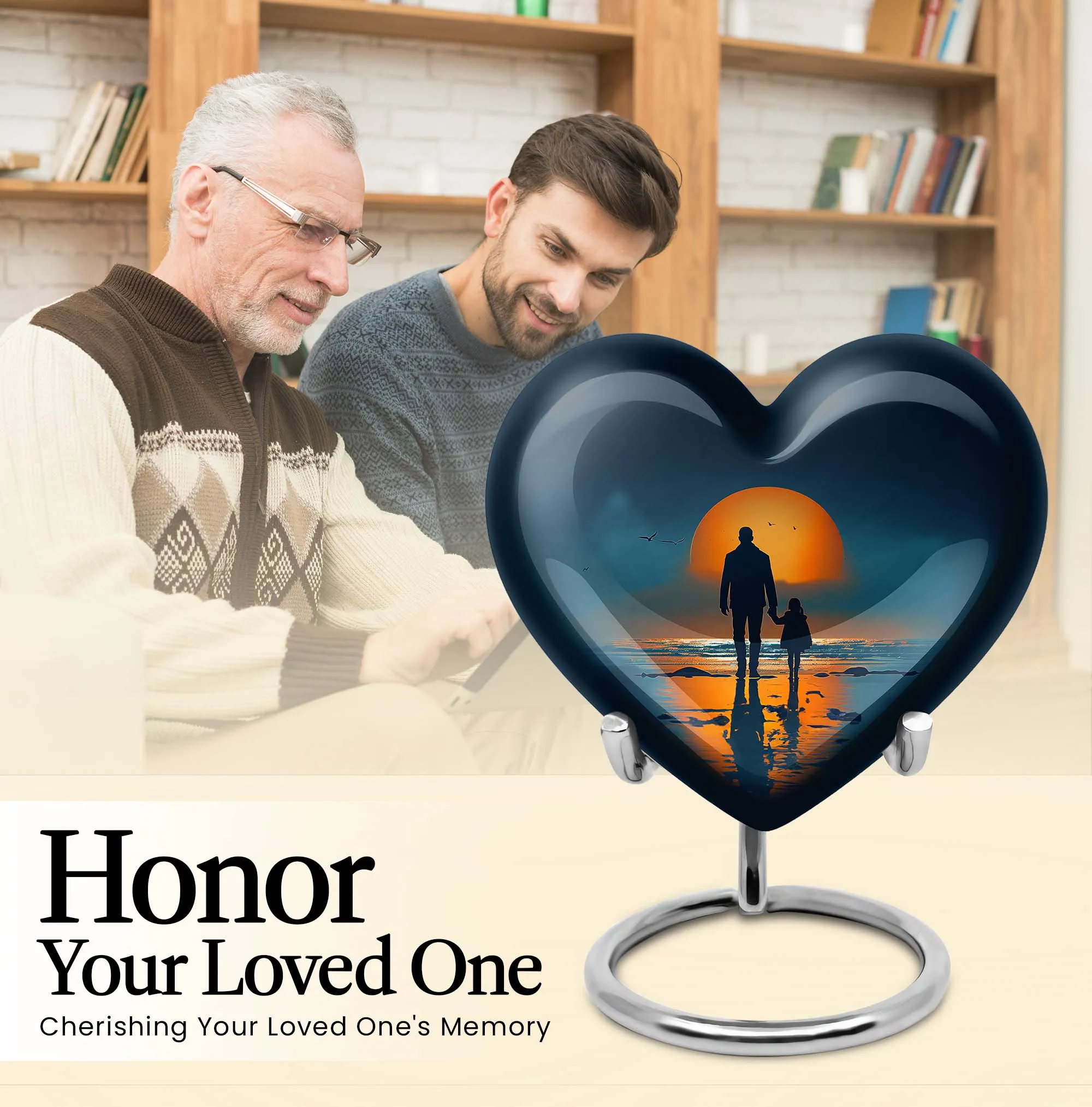 Eternal Tribute - Excellently Crafted Father Urn for a Noble Farewell