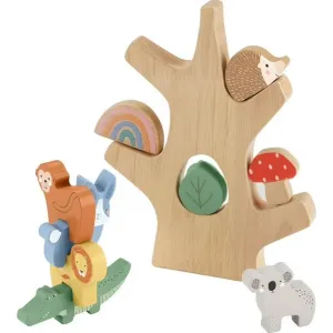 Fisher-Price HXT87 Wooden Balance Tree Stacking Activity Toy