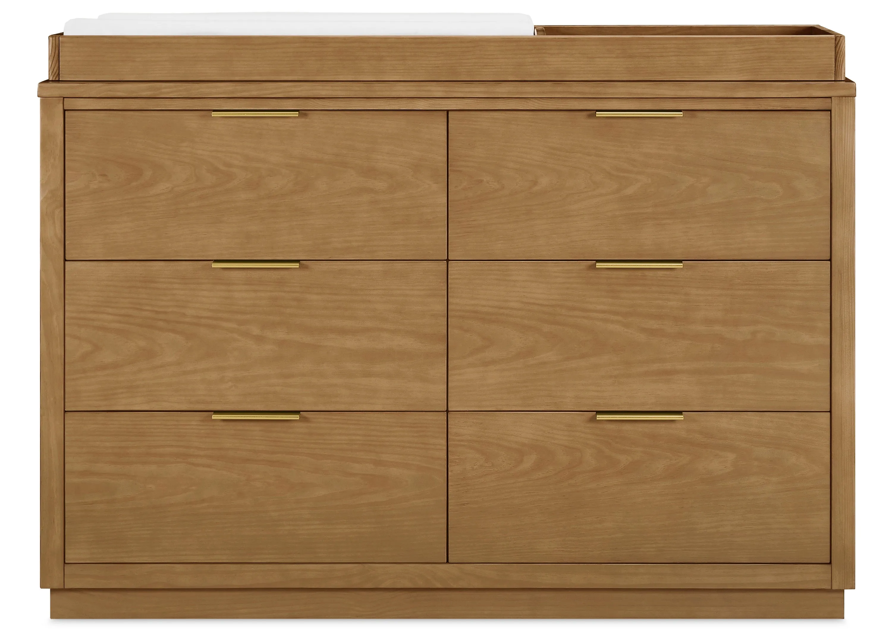 Forever 6 Drawer Dresser with Changing Top and Interlocking Drawers - Naturals Collection