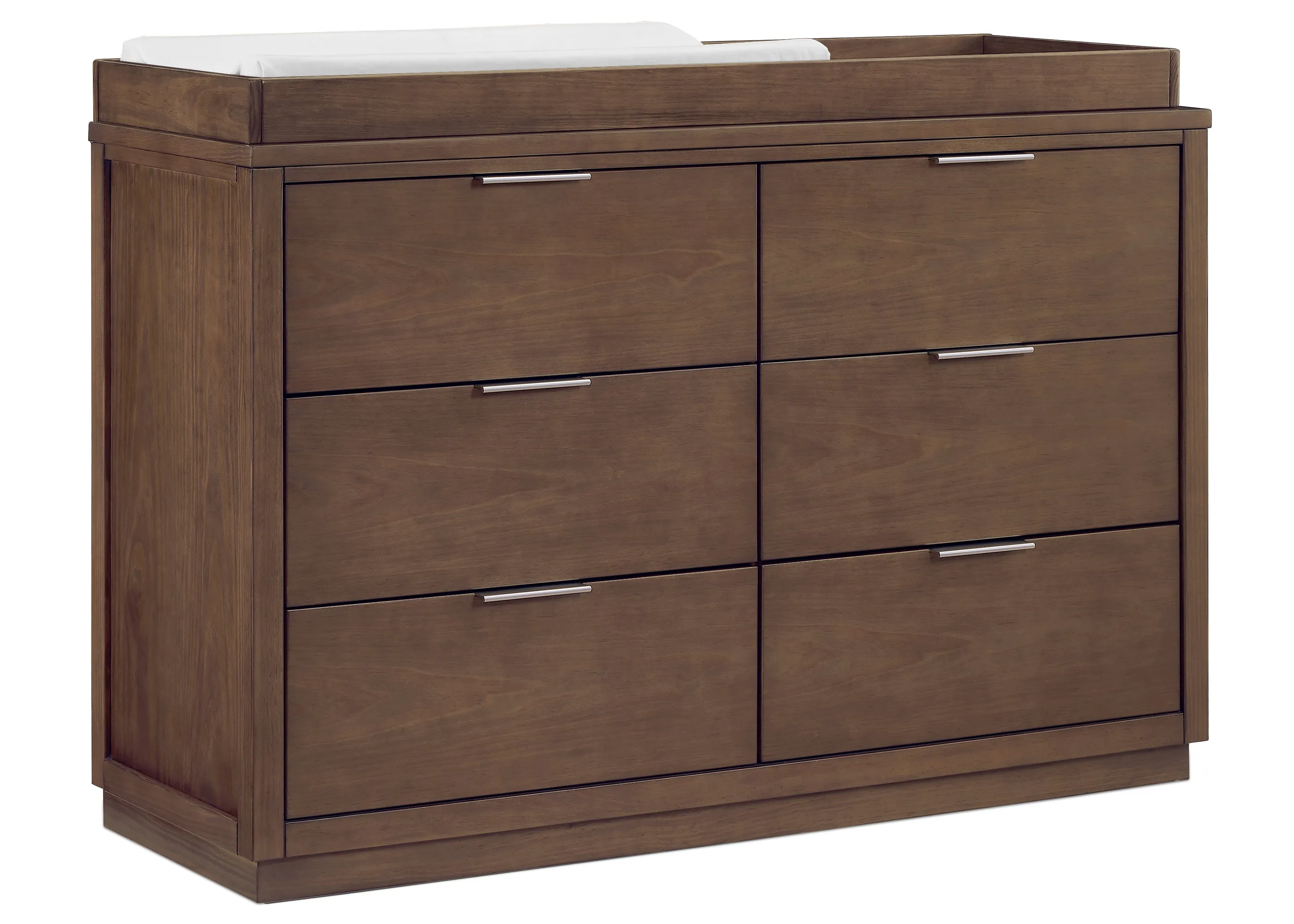 Forever 6 Drawer Dresser with Changing Top and Interlocking Drawers - Naturals Collection