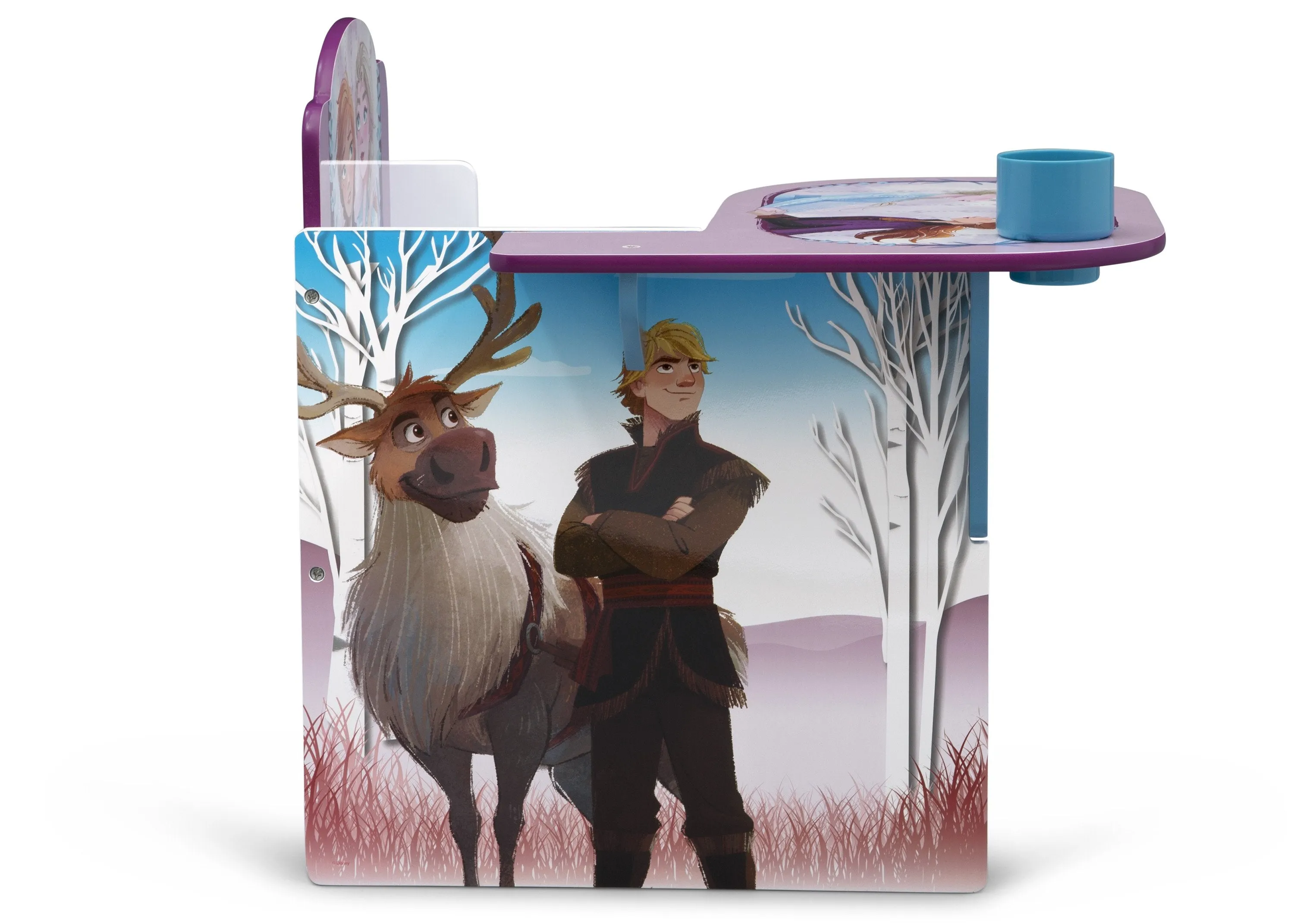 Frozen II Chair Desk with Storage Bin