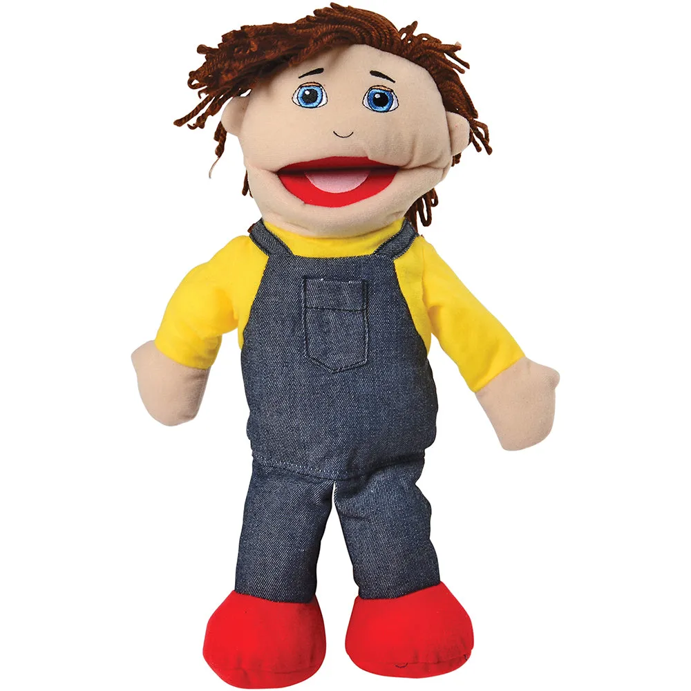 Full Bodied Caucasian Family Puppets | 4 Piece Set