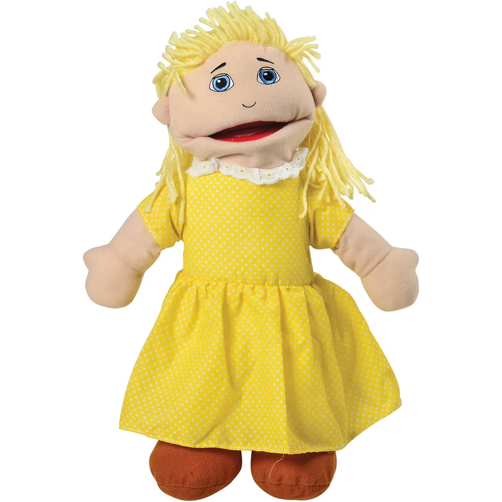 Full Bodied Caucasian Family Puppets | 4 Piece Set
