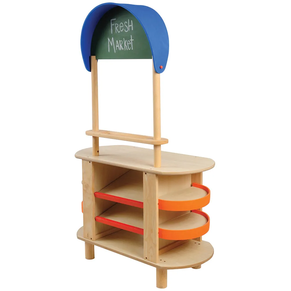 Fun-Fresh Market Stall | Child-Sized Pretend Play Furniture