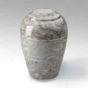 Grecian Cultured Marble Urn in Cashmere Gray