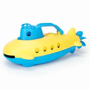 Green Toys My First Submarine - Blue & Yellow - Eco-Friendly Bathtime Toy