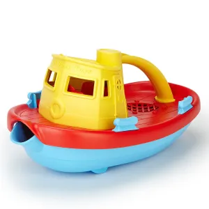 Green Toys My First Tugboat - Yellow Top - Eco-Friendly Floating Toy for Toddlers