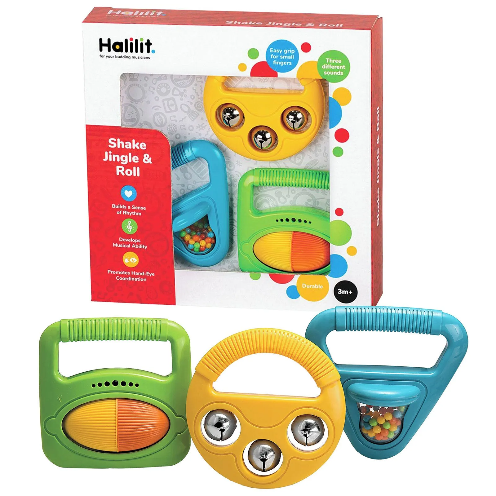 Halilit Shake, Jingle & Roll Gift Set Assorted