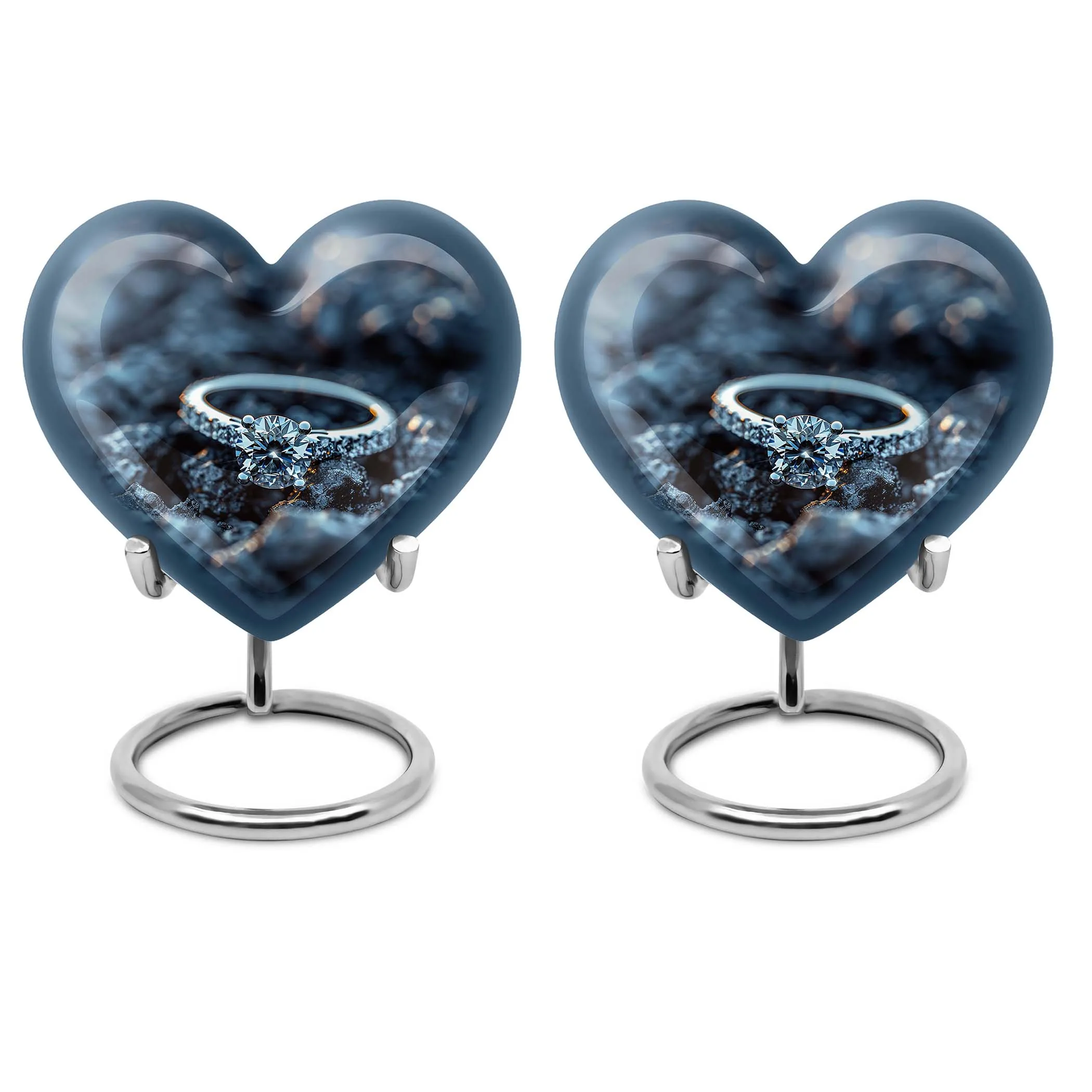 Heartfelt Tribute Ring Urn: Commemorative Cremation Remembrance for Loved Ones