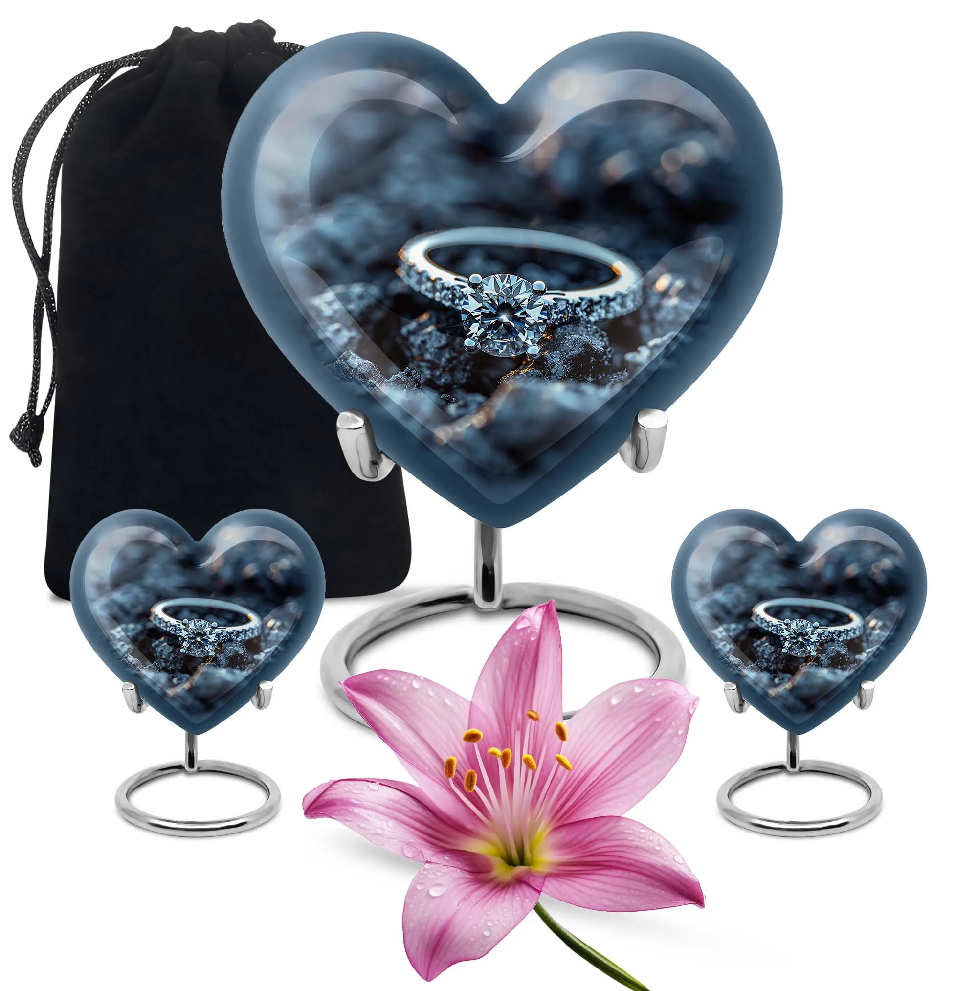 Heartfelt Tribute Ring Urn: Commemorative Cremation Remembrance for Loved Ones