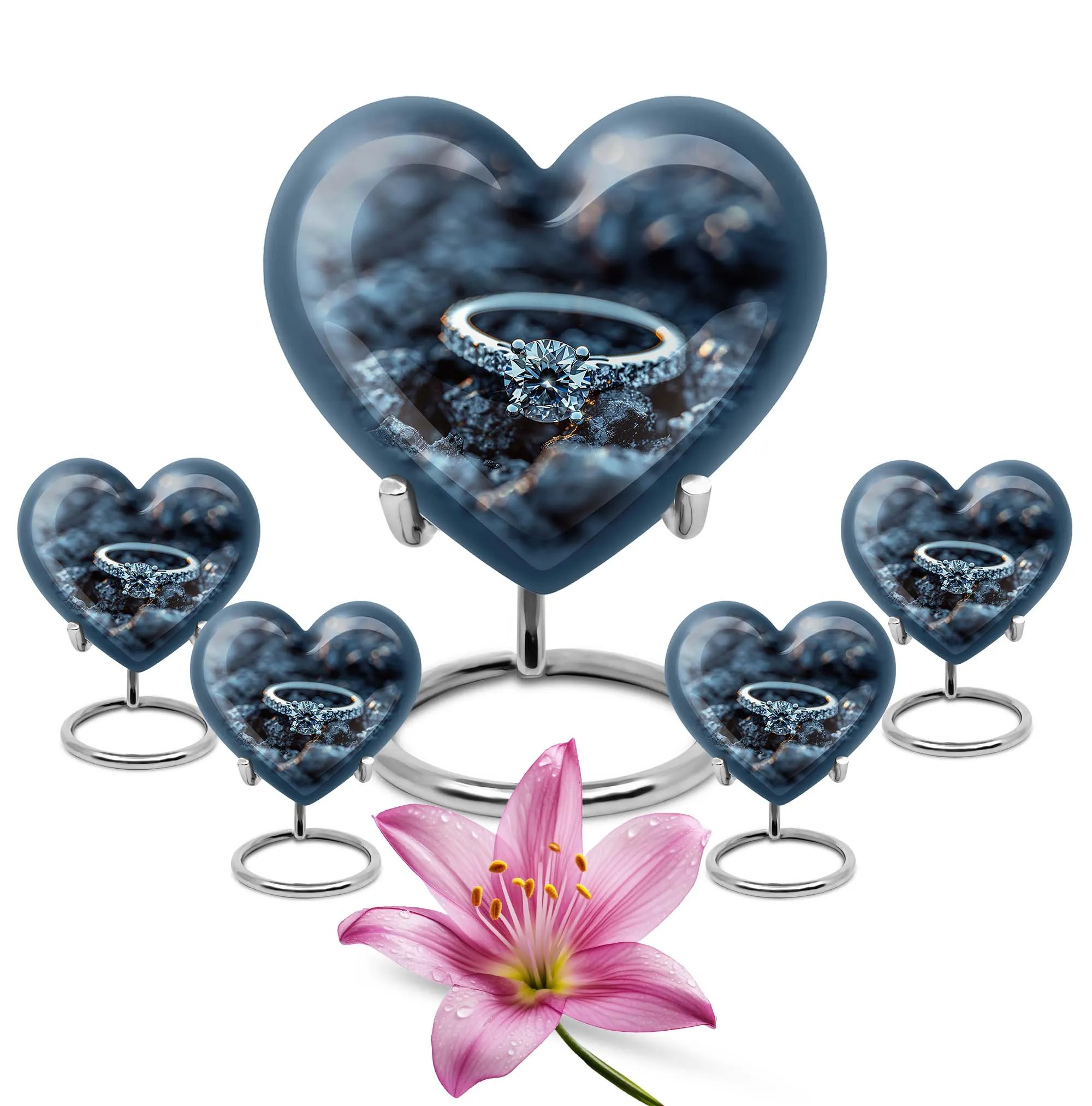 Heartfelt Tribute Ring Urn: Commemorative Cremation Remembrance for Loved Ones