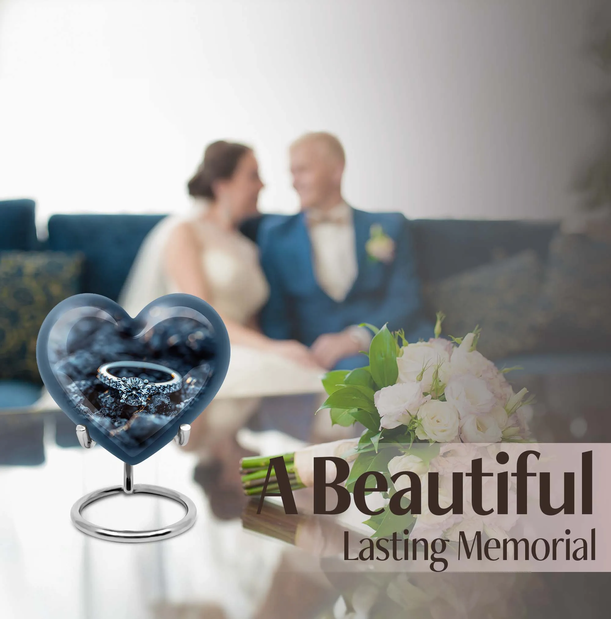 Heartfelt Tribute Ring Urn: Commemorative Cremation Remembrance for Loved Ones