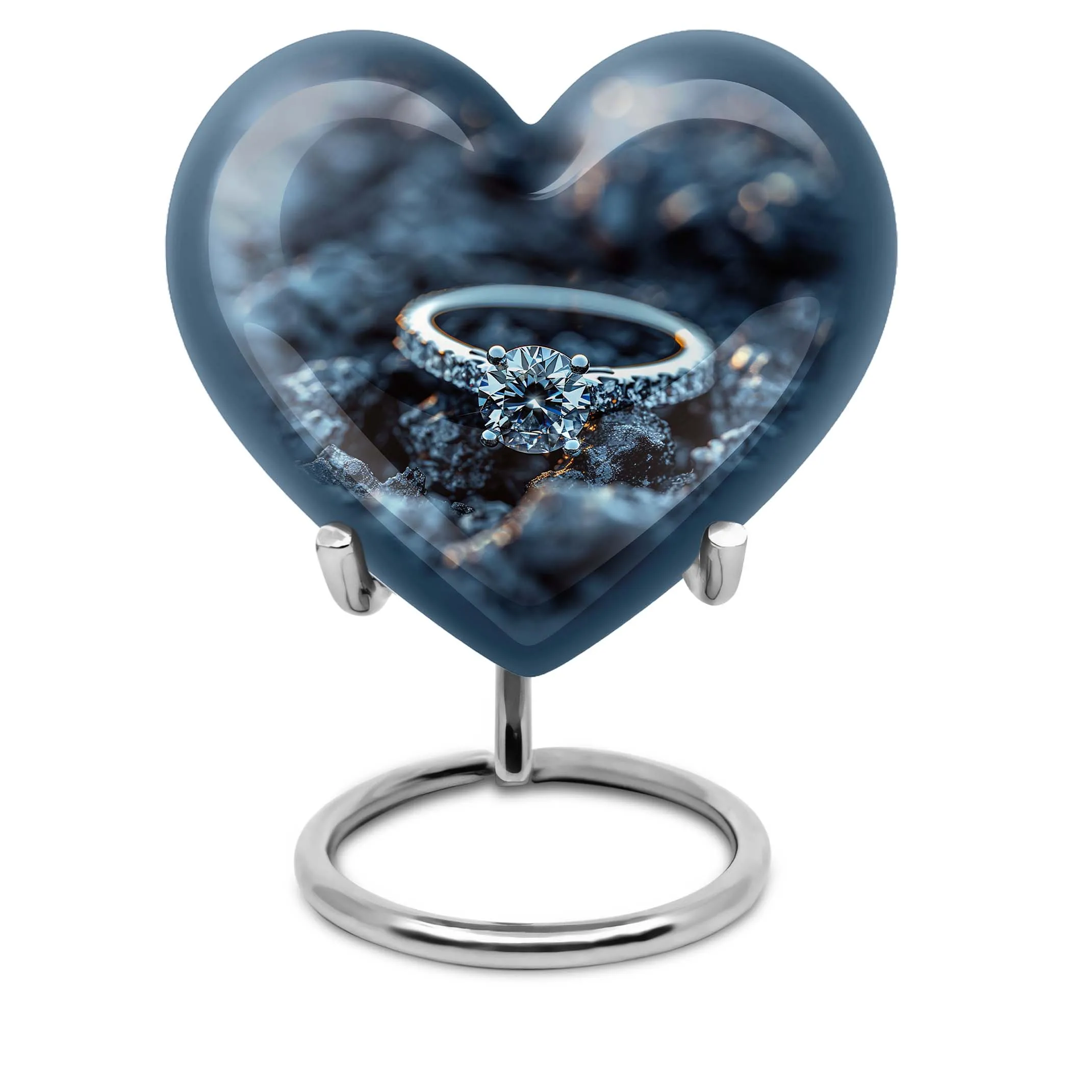 Heartfelt Tribute Ring Urn: Commemorative Cremation Remembrance for Loved Ones