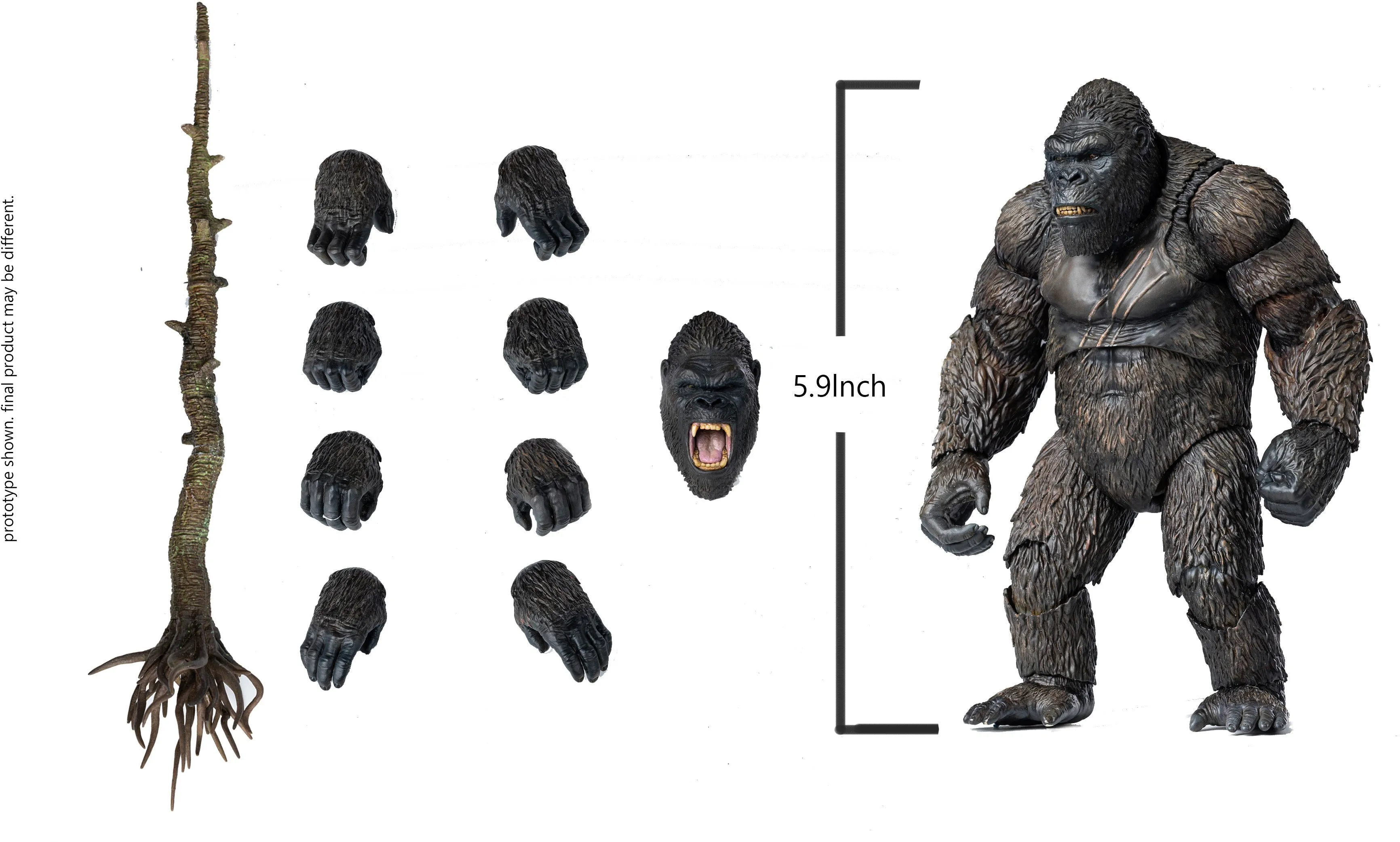Hiya Toys Exquisite Basic Kong Skull Island Kong Action Figure