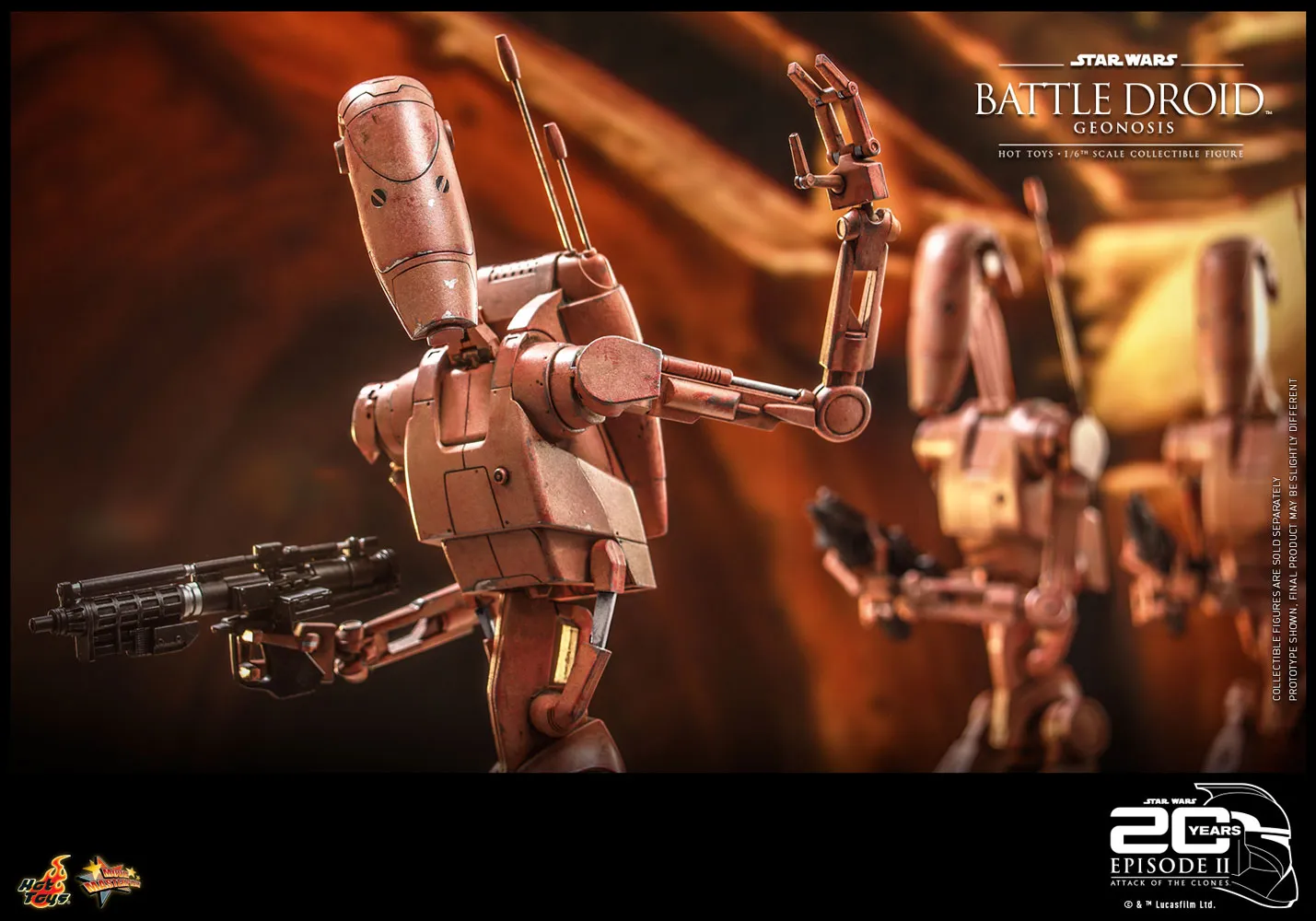 Hot Toys 1/6 Scale Figure - Battle Droid (Geonosis) (Star Wars: Episode II: Attack of the Clones)