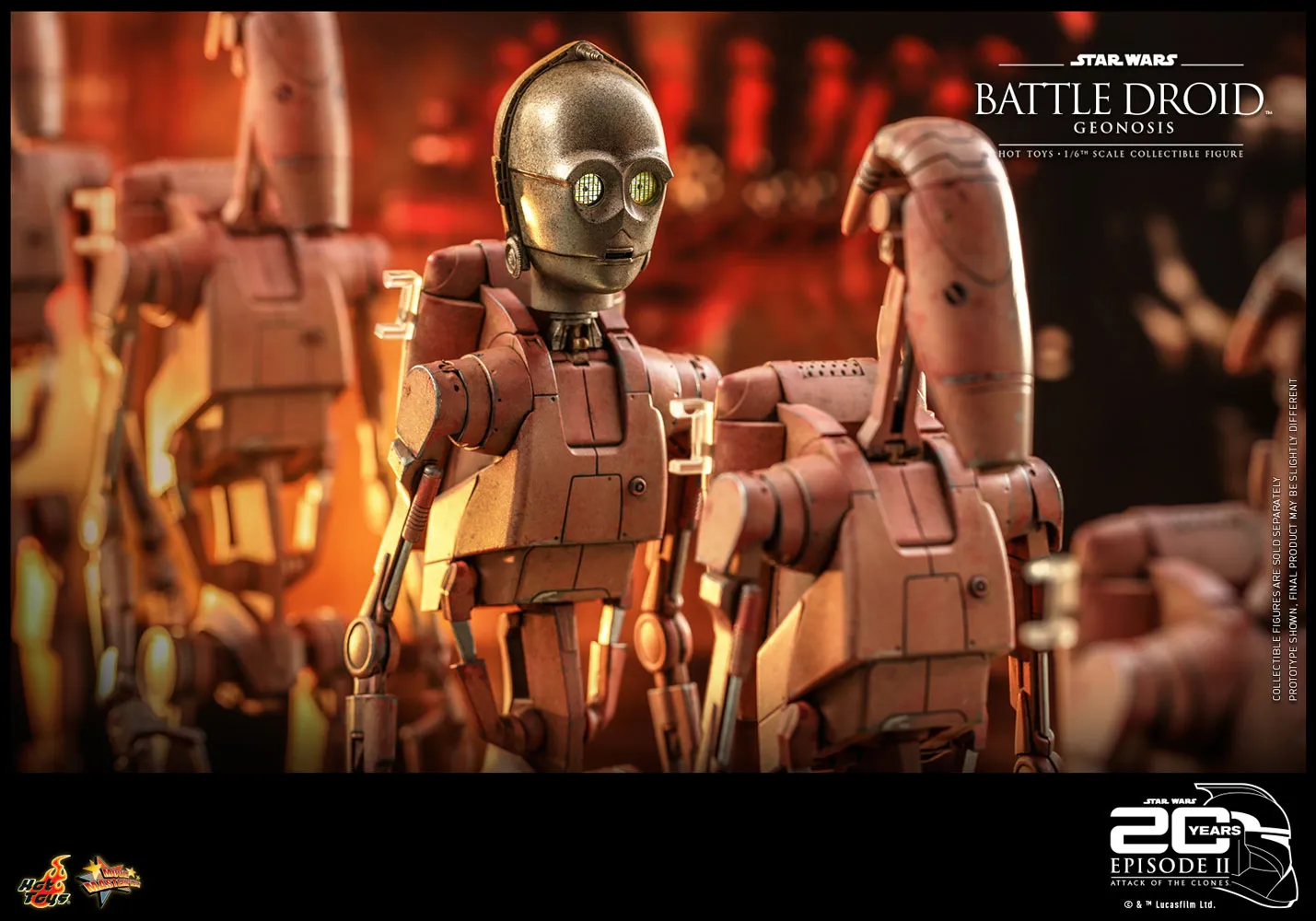 Hot Toys 1/6 Scale Figure - Battle Droid (Geonosis) (Star Wars: Episode II: Attack of the Clones)