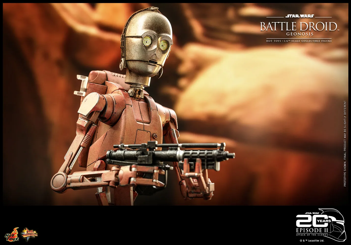 Hot Toys 1/6 Scale Figure - Battle Droid (Geonosis) (Star Wars: Episode II: Attack of the Clones)