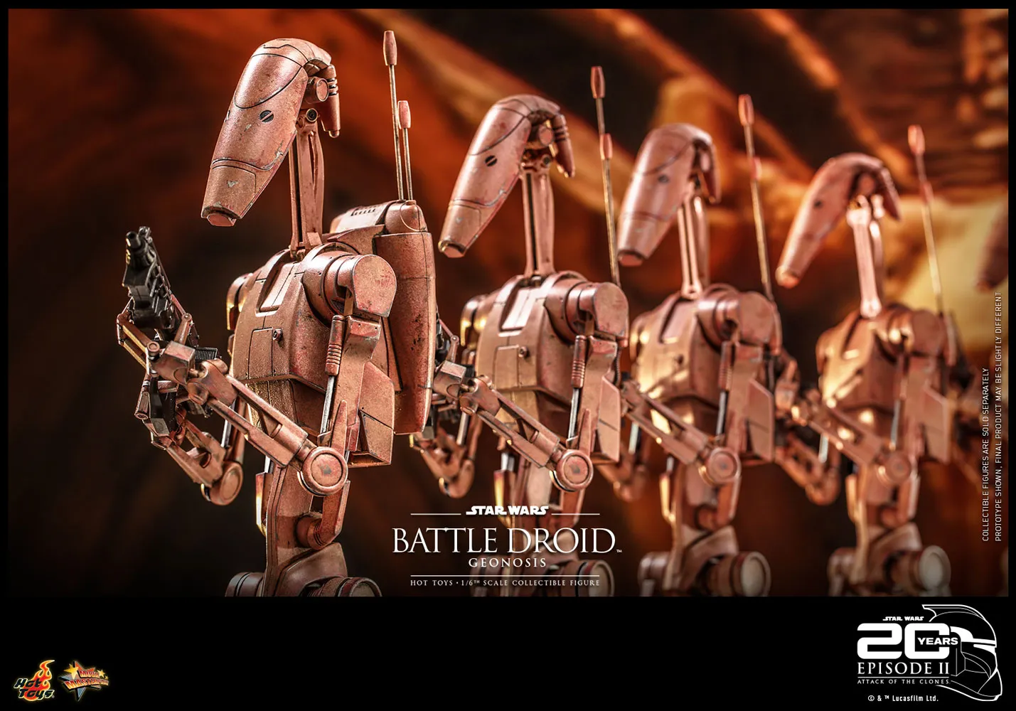 Hot Toys 1/6 Scale Figure - Battle Droid (Geonosis) (Star Wars: Episode II: Attack of the Clones)