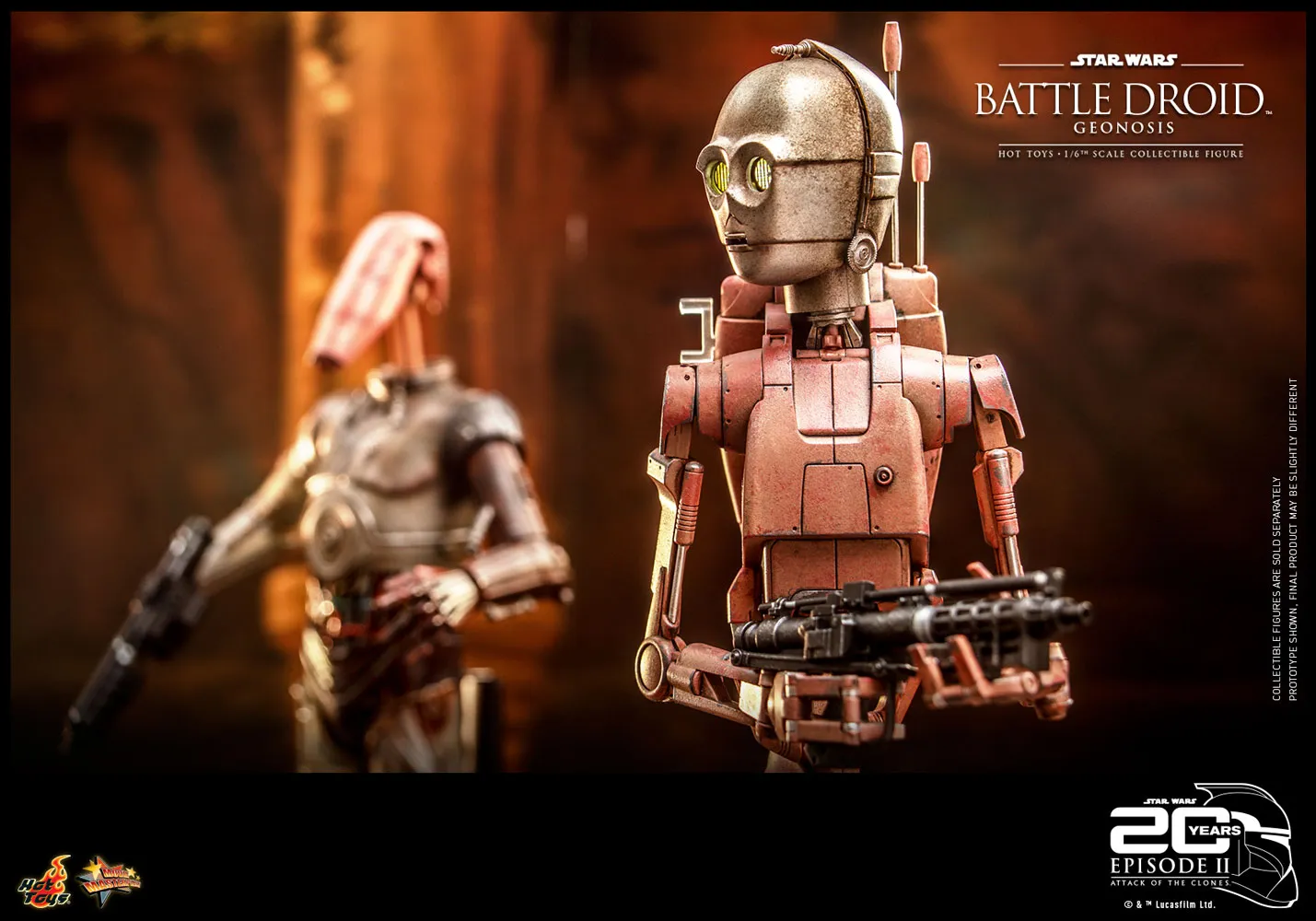 Hot Toys 1/6 Scale Figure - Battle Droid (Geonosis) (Star Wars: Episode II: Attack of the Clones)