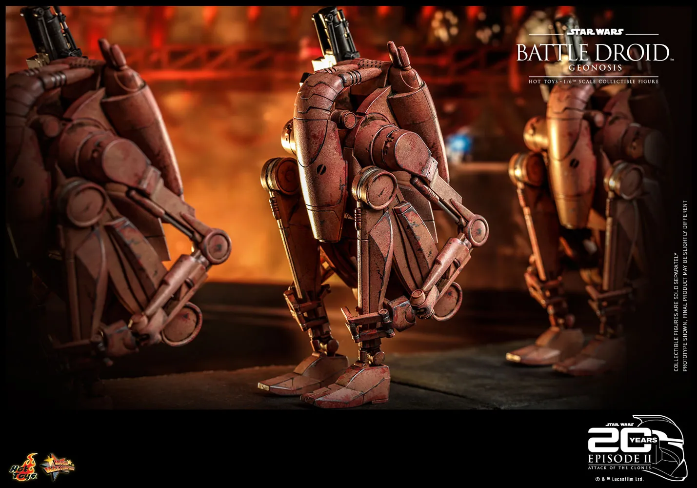 Hot Toys 1/6 Scale Figure - Battle Droid (Geonosis) (Star Wars: Episode II: Attack of the Clones)
