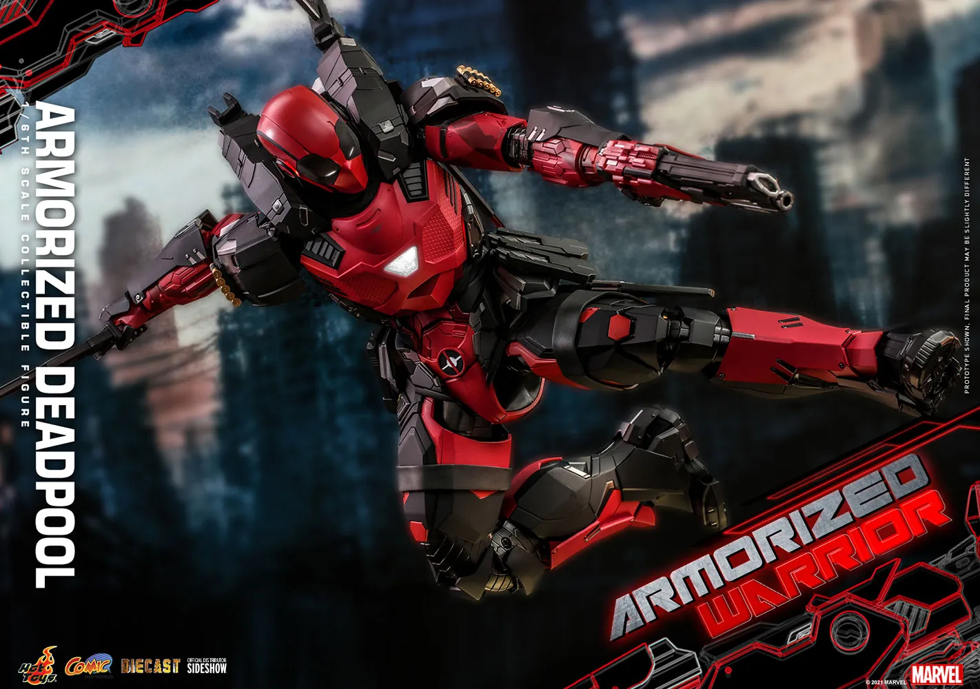 Hot Toys Comic Masterpiece 1/6 Scale Figure - Armorized Deadpool