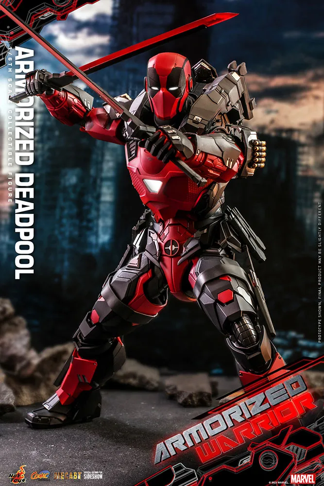 Hot Toys Comic Masterpiece 1/6 Scale Figure - Armorized Deadpool