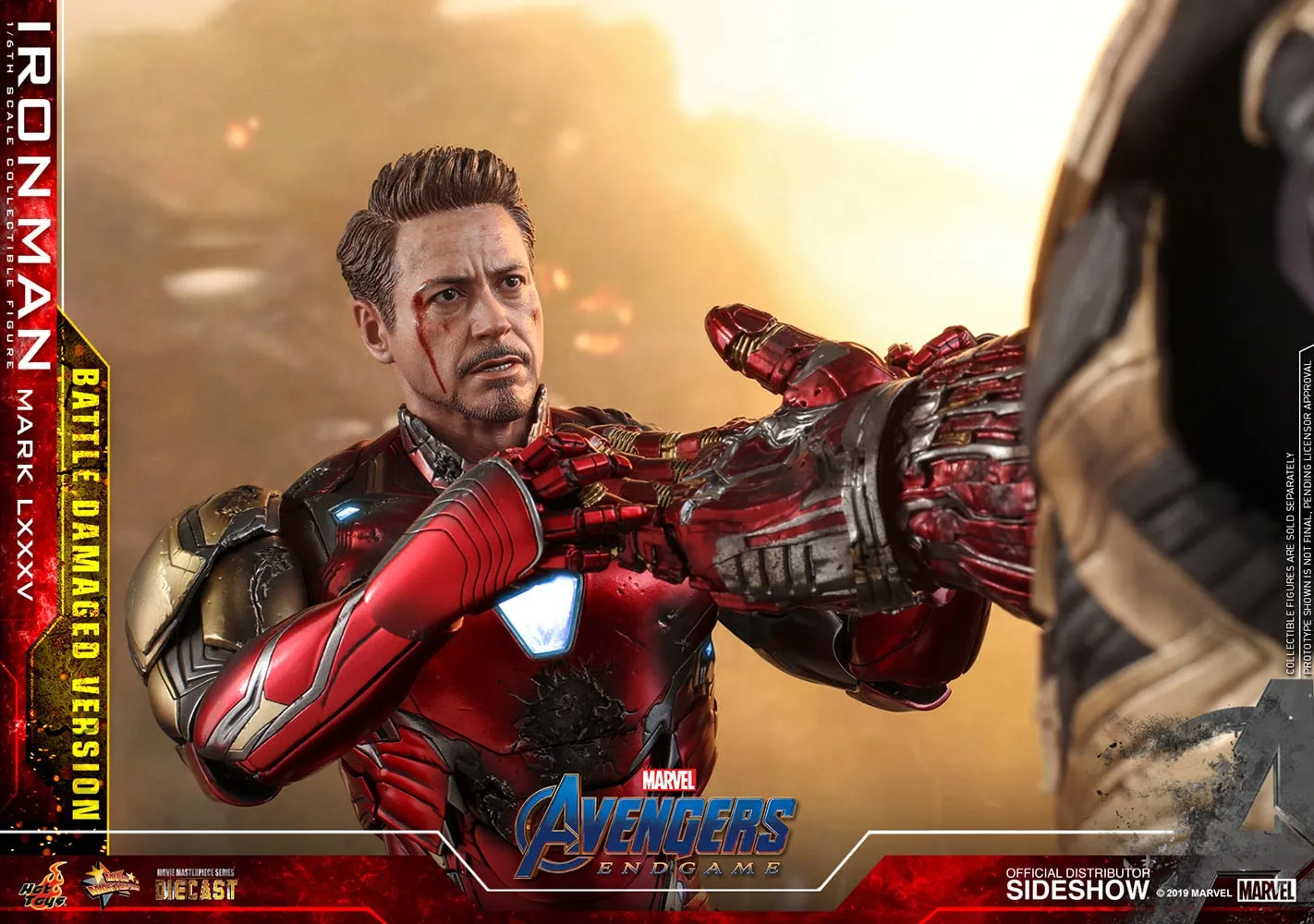 Hot Toys Movie Masterpiece 1/6 Scale Figure - Avengers: Endgame - Iron Man Mark LXXXV (Battle Damaged Version)