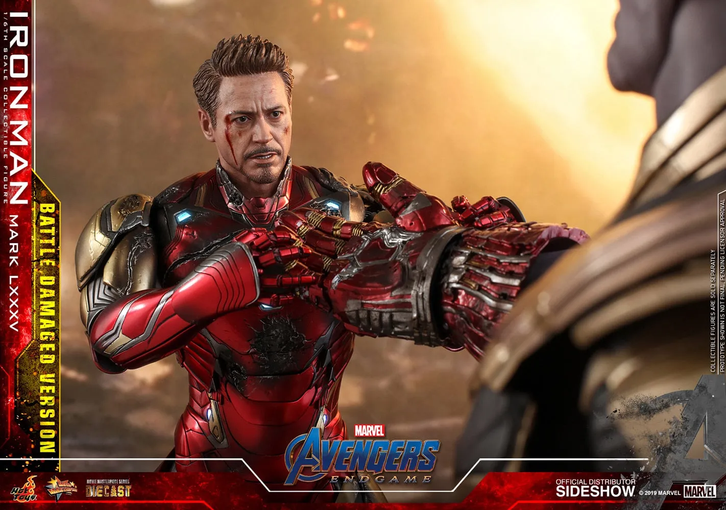 Hot Toys Movie Masterpiece 1/6 Scale Figure - Avengers: Endgame - Iron Man Mark LXXXV (Battle Damaged Version)