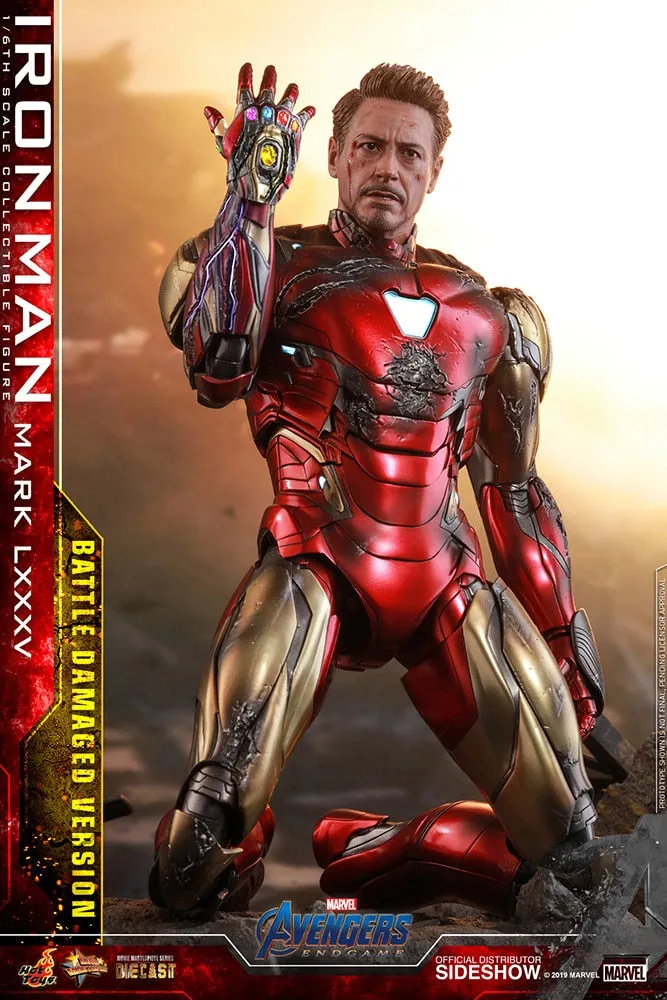 Hot Toys Movie Masterpiece 1/6 Scale Figure - Avengers: Endgame - Iron Man Mark LXXXV (Battle Damaged Version)