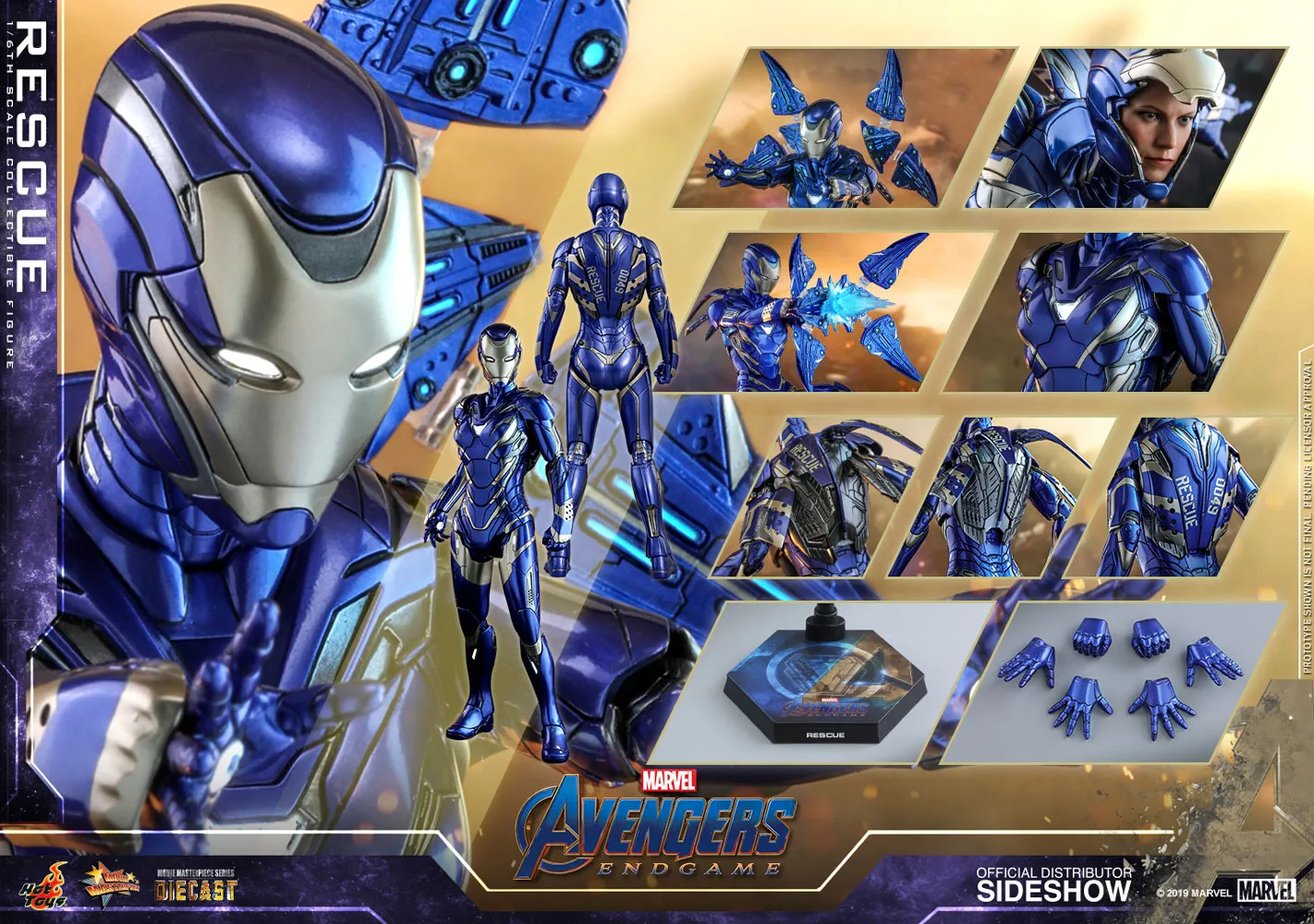 Hot Toys Movie Masterpiece 1/6 Scale Figure - Rescue (Avengers: Endgame)