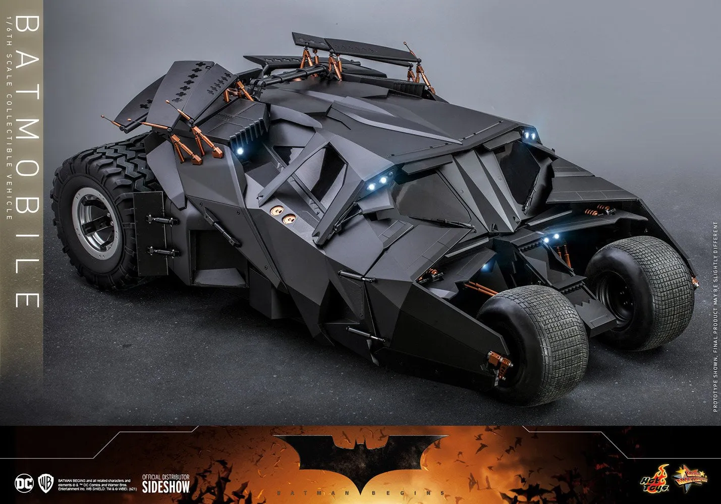 Hot Toys Movie Masterpiece 1/6 Scale Figure - The Dark Knight Rises - Batmobile
