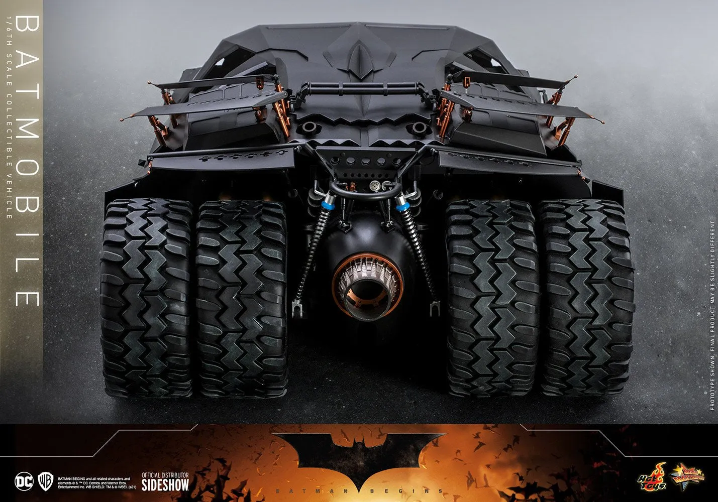 Hot Toys Movie Masterpiece 1/6 Scale Figure - The Dark Knight Rises - Batmobile