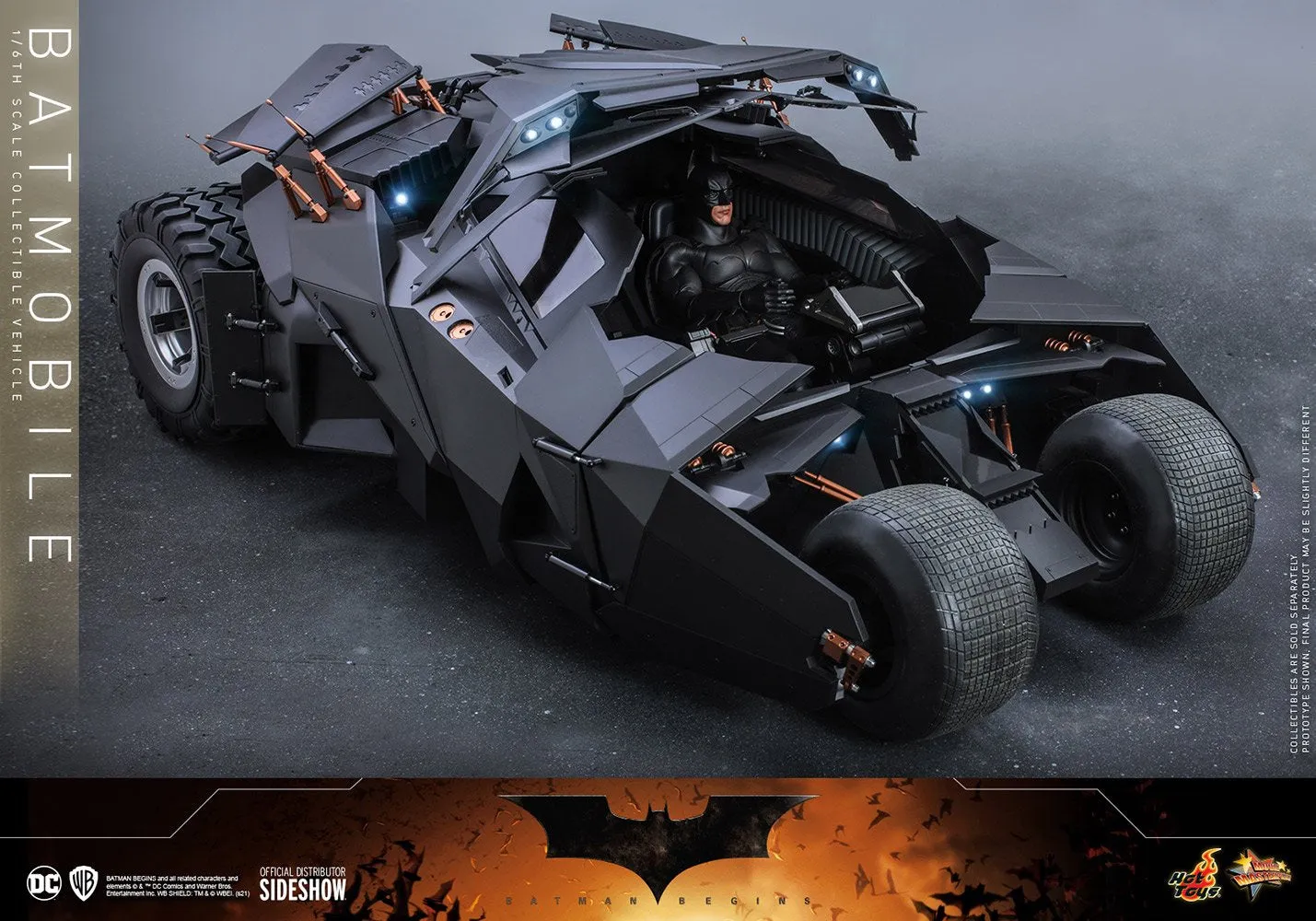 Hot Toys Movie Masterpiece 1/6 Scale Figure - The Dark Knight Rises - Batmobile