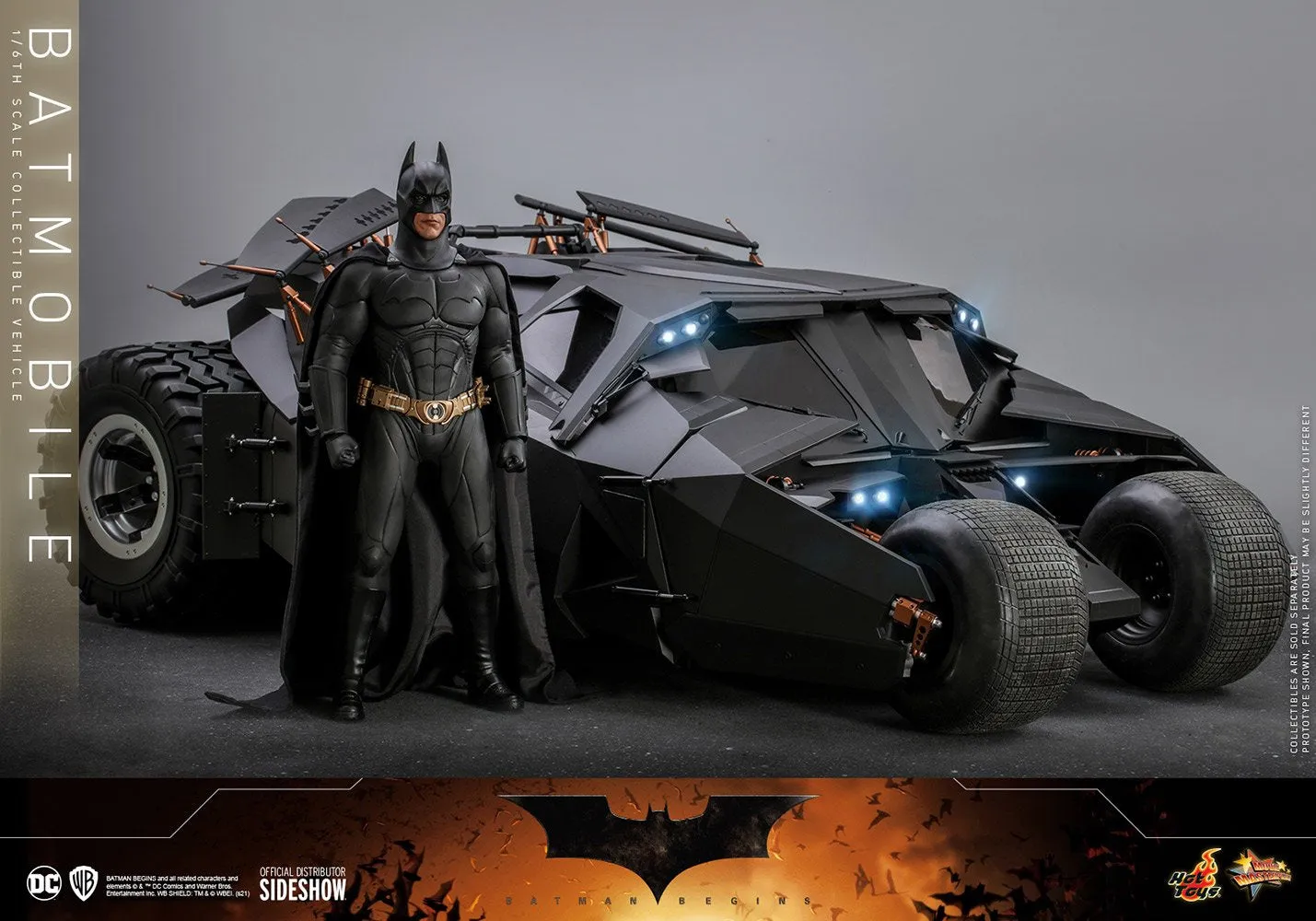 Hot Toys Movie Masterpiece 1/6 Scale Figure - The Dark Knight Rises - Batmobile