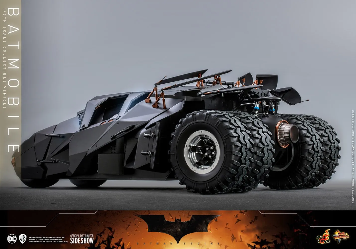 Hot Toys Movie Masterpiece 1/6 Scale Figure - The Dark Knight Rises - Batmobile