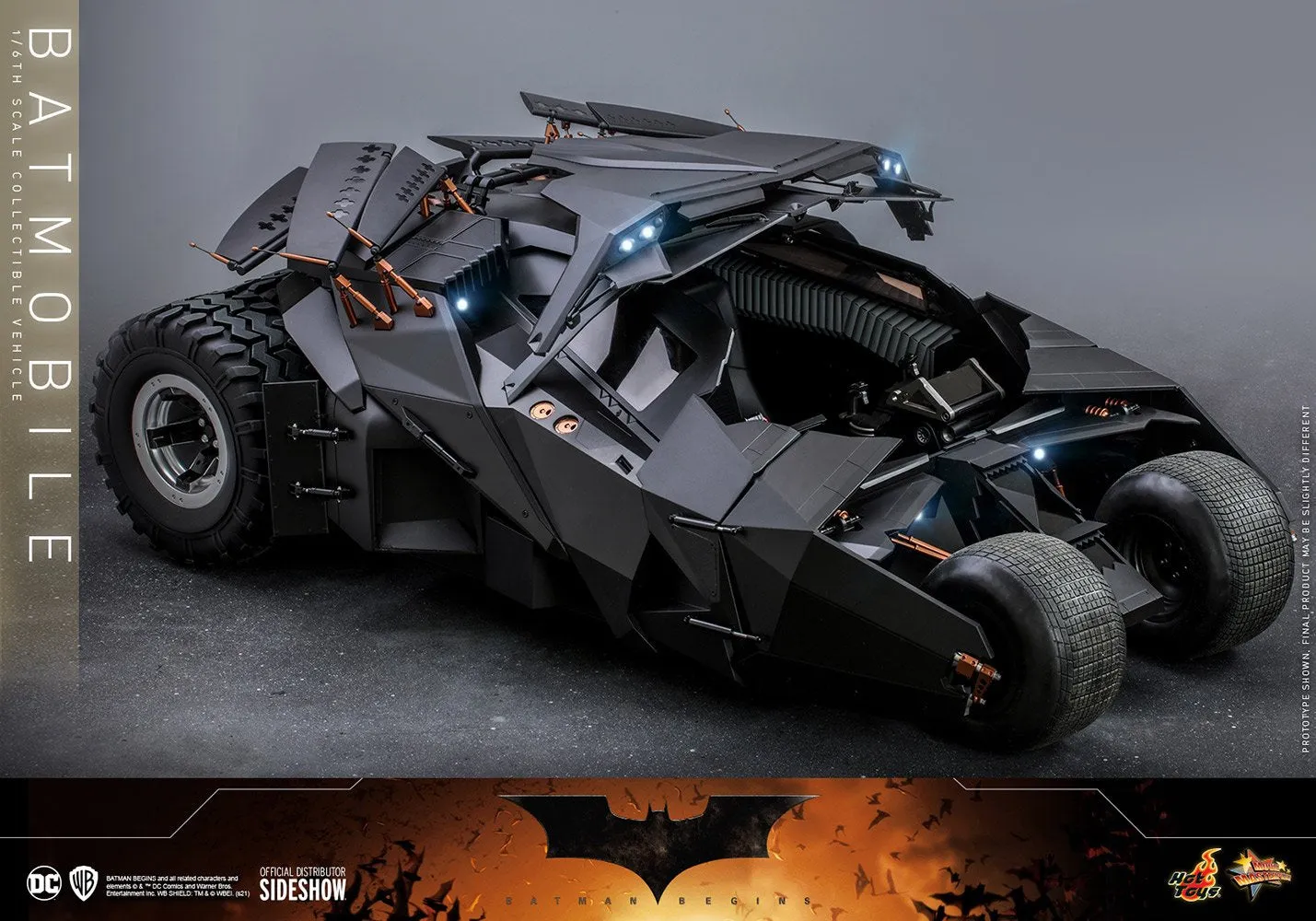 Hot Toys Movie Masterpiece 1/6 Scale Figure - The Dark Knight Rises - Batmobile