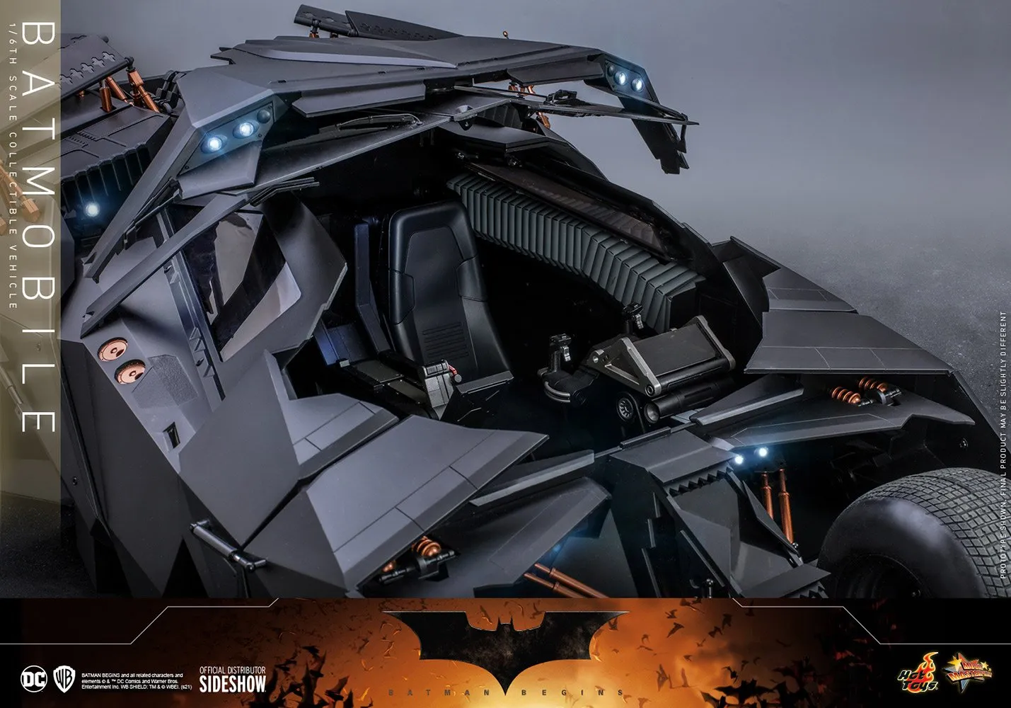 Hot Toys Movie Masterpiece 1/6 Scale Figure - The Dark Knight Rises - Batmobile