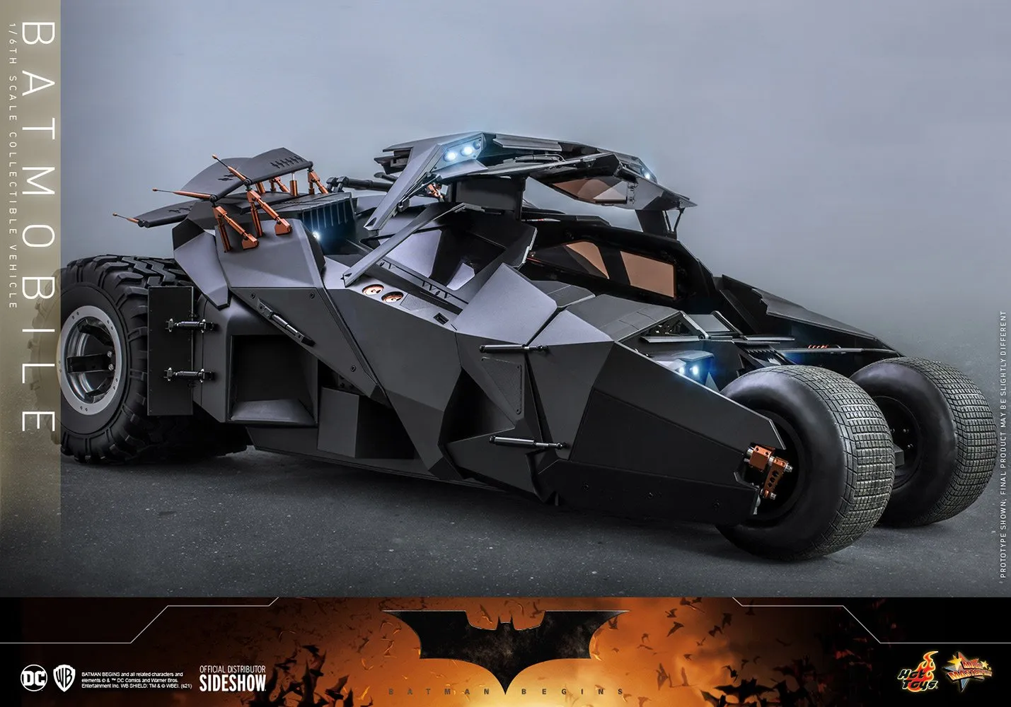 Hot Toys Movie Masterpiece 1/6 Scale Figure - The Dark Knight Rises - Batmobile