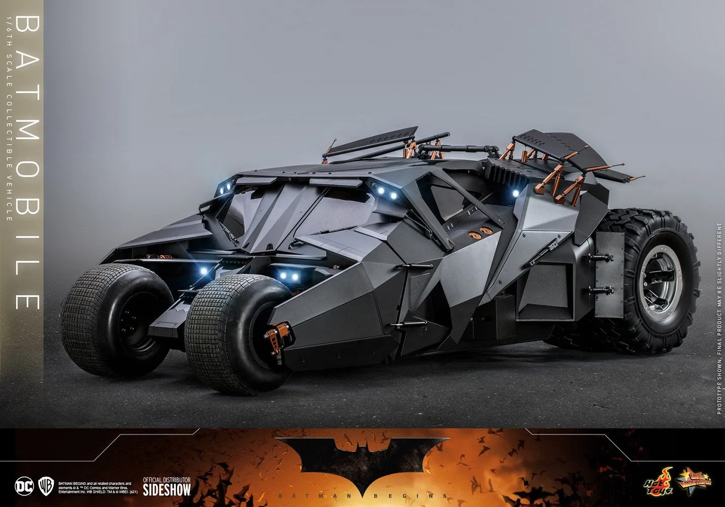 Hot Toys Movie Masterpiece 1/6 Scale Figure - The Dark Knight Rises - Batmobile