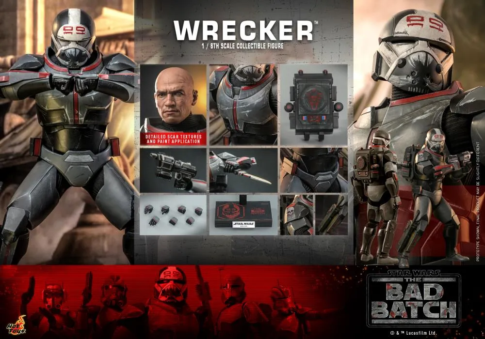 Hot Toys Sixth Scale Figure - Wrecker (Star Wars: The Bad Batch)