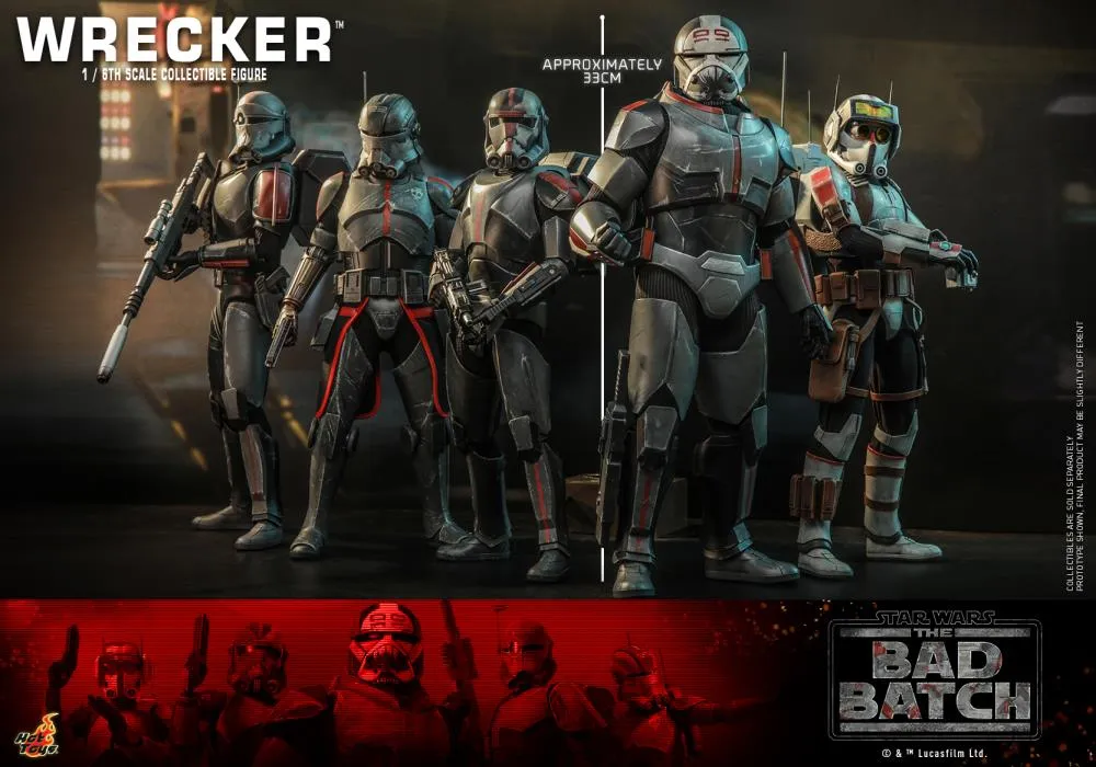 Hot Toys Sixth Scale Figure - Wrecker (Star Wars: The Bad Batch)