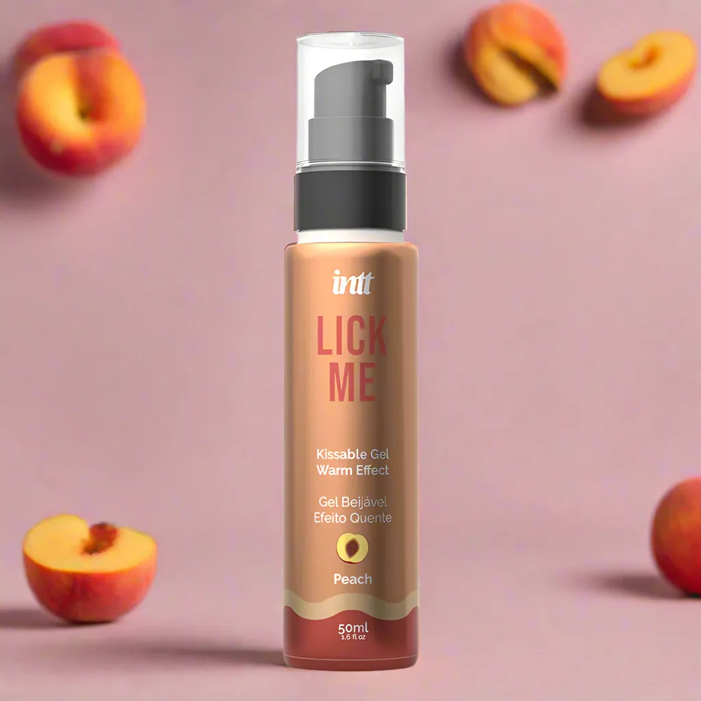 Intt Lick Me Kissable Warming Stimulant Gel - Peach Flavour