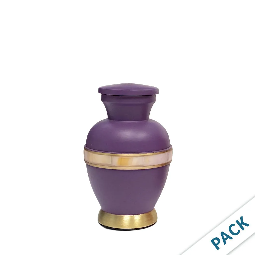 KEEPSAKE Brass urn -5000-2 - Matte Mother of Pearl - Pack of 10