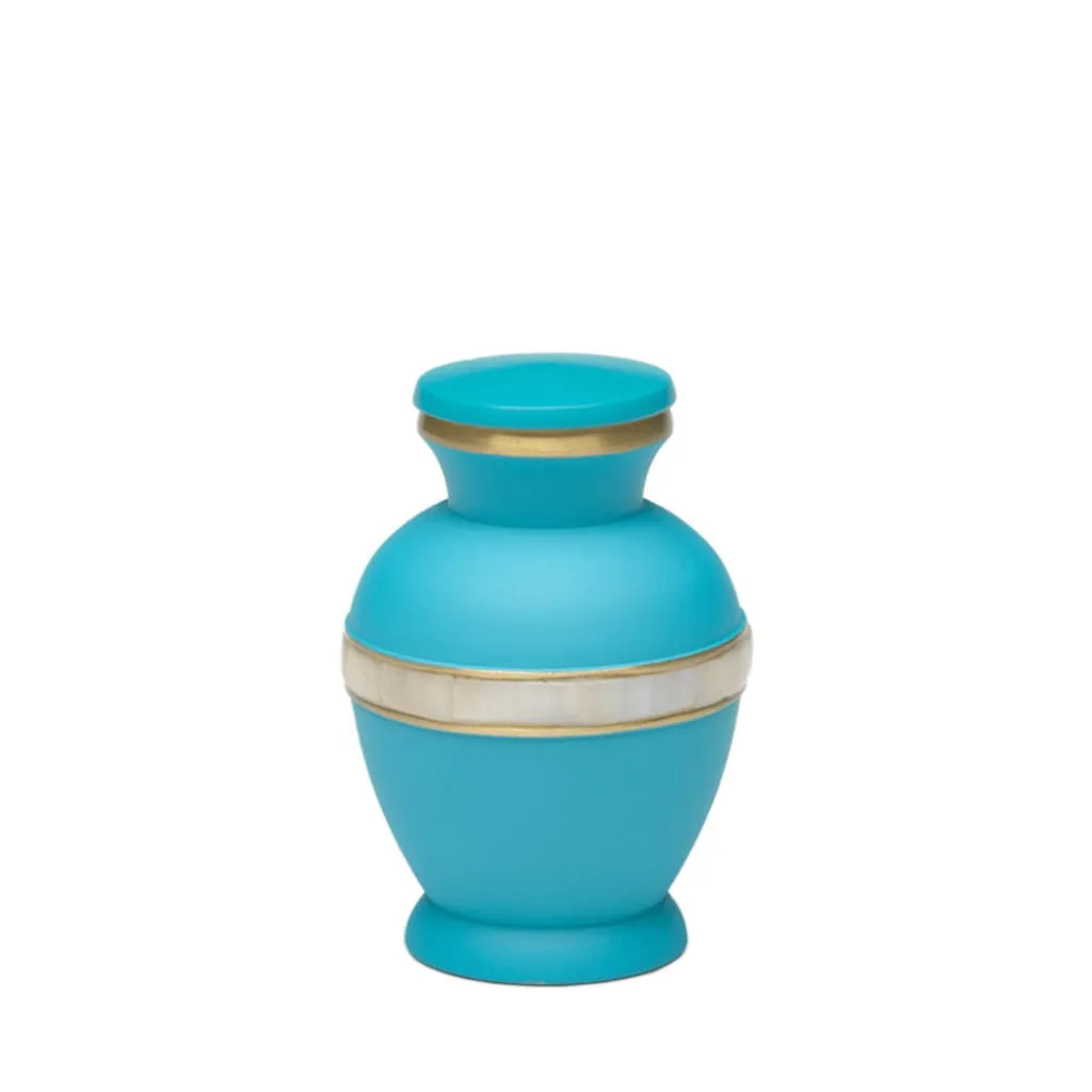 KEEPSAKE Brass urn -5000-2 - Matte Mother of Pearl