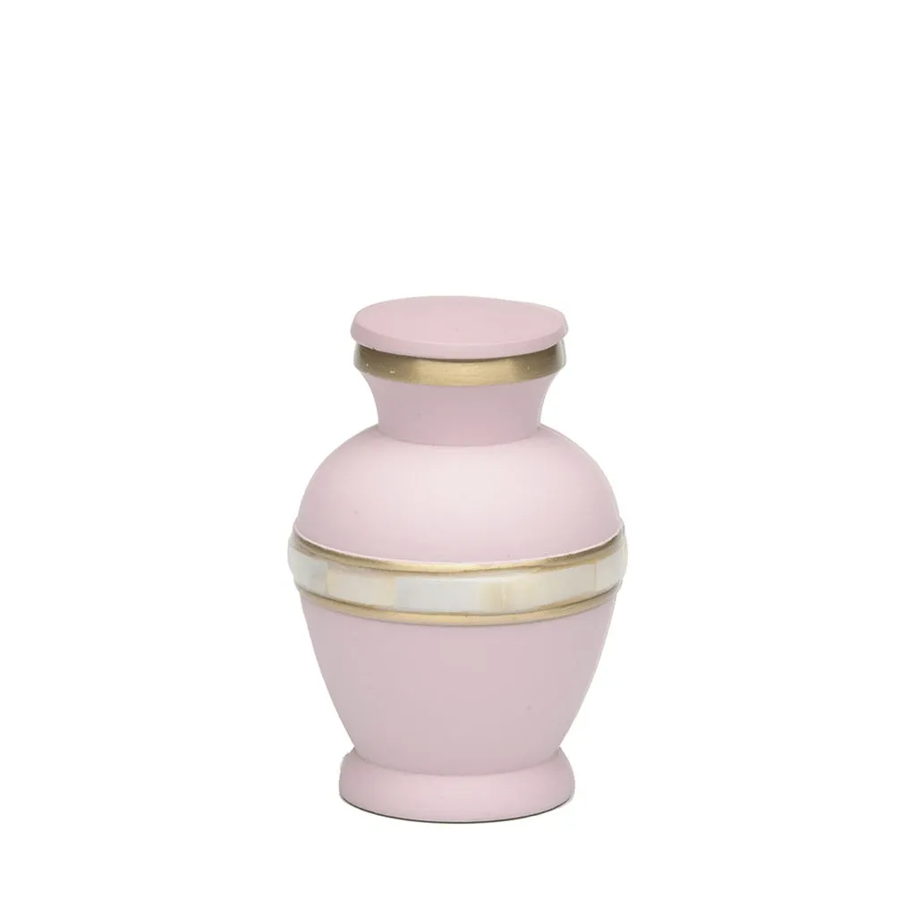 KEEPSAKE Brass urn -5000-2 - Matte Mother of Pearl