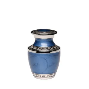 KEEPSAKE - Nickel plated Brass Urn 5-55 Silver Tone Bands
