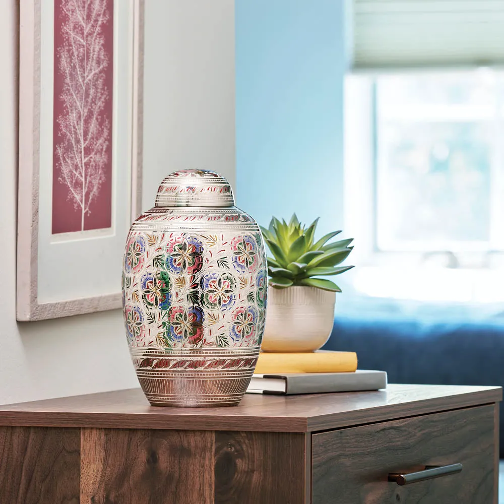 Lattice Cremation Urn In Large